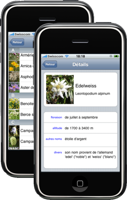 c'est la saison des ballades, suivez le guide Fleurs de Montagne sur votre iPhone et partez découvrir les fleurs de nos régions